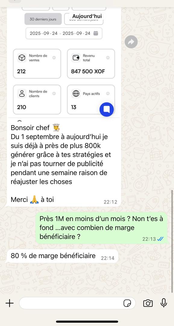 Résultat élève — 847 500 XOF